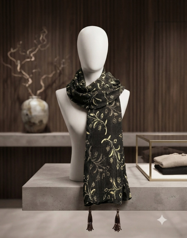 شال طرحدار زنانه