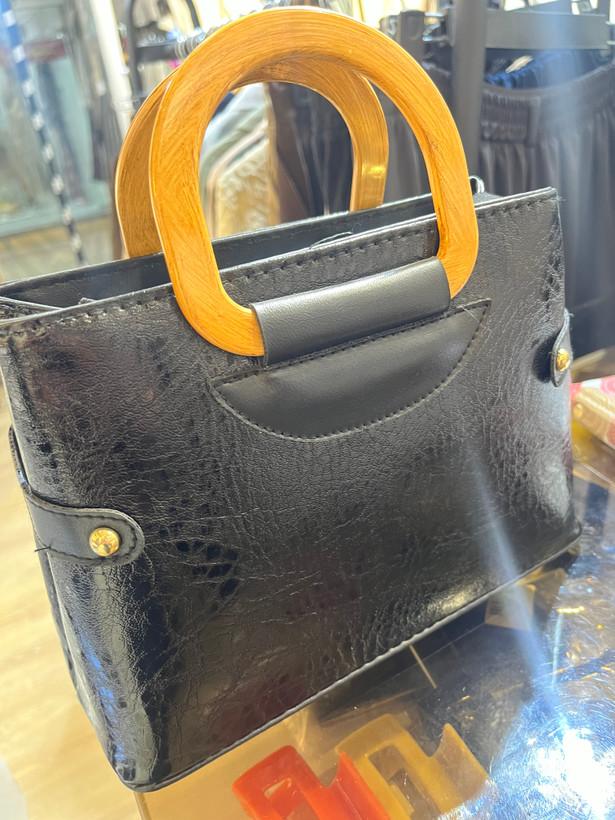کیف دسته چوبی زنانه