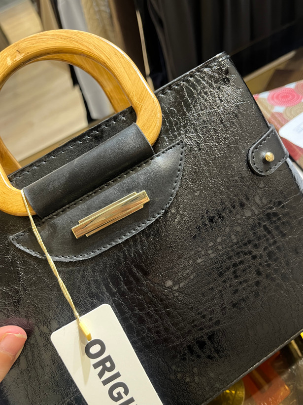 کیف دسته چوبی زنانه