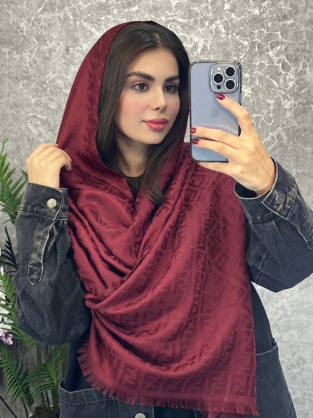 شال ژاکارد-زنانه