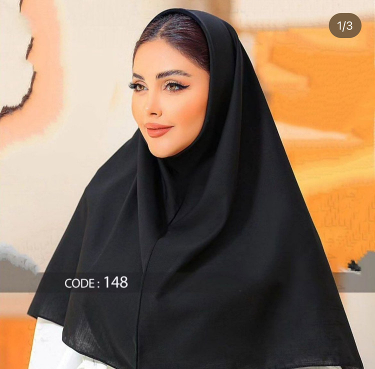 مقنعه مشکی بروجرد اعلا
