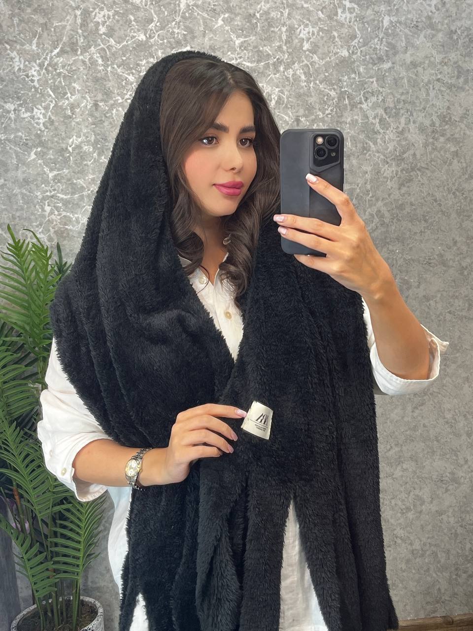 شال بیگ اسکارف تدی زنانه
